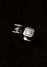Original 1920's Geometric Square Snap Cufflinks