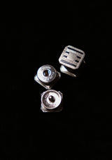 Original 1920's Geometric Square Snap Cufflinks