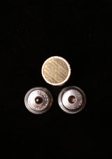 Original 1920's Fine Stripe Snap Cufflinks