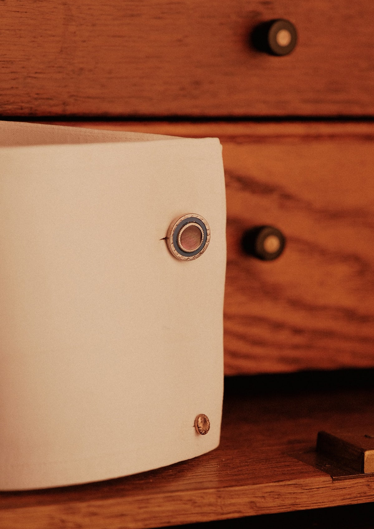 Original 1920's Snap Cufflinks with Mother Of Pearl