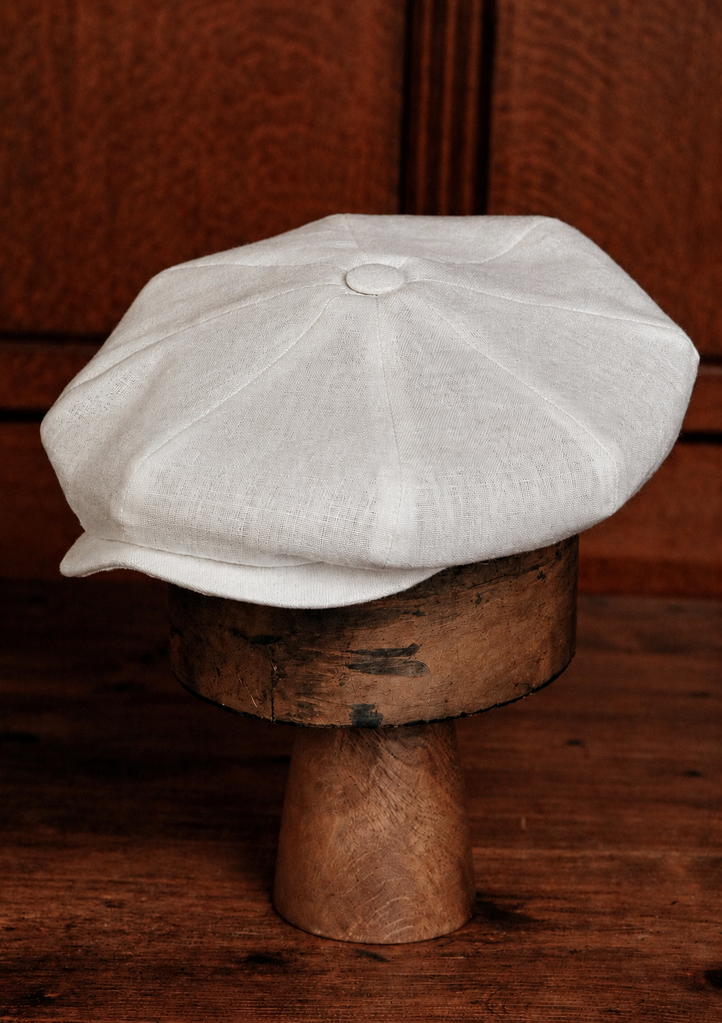 Stanton Baker Boy - (Wide-Width) White Linen