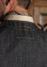 Rawlins Selvedge Denim Waistcoat - Indigo Blue