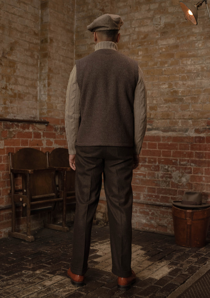 Pure Wool Vest - Hazel