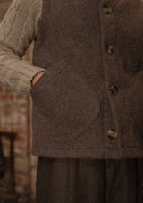Pure Wool Vest - Hazel