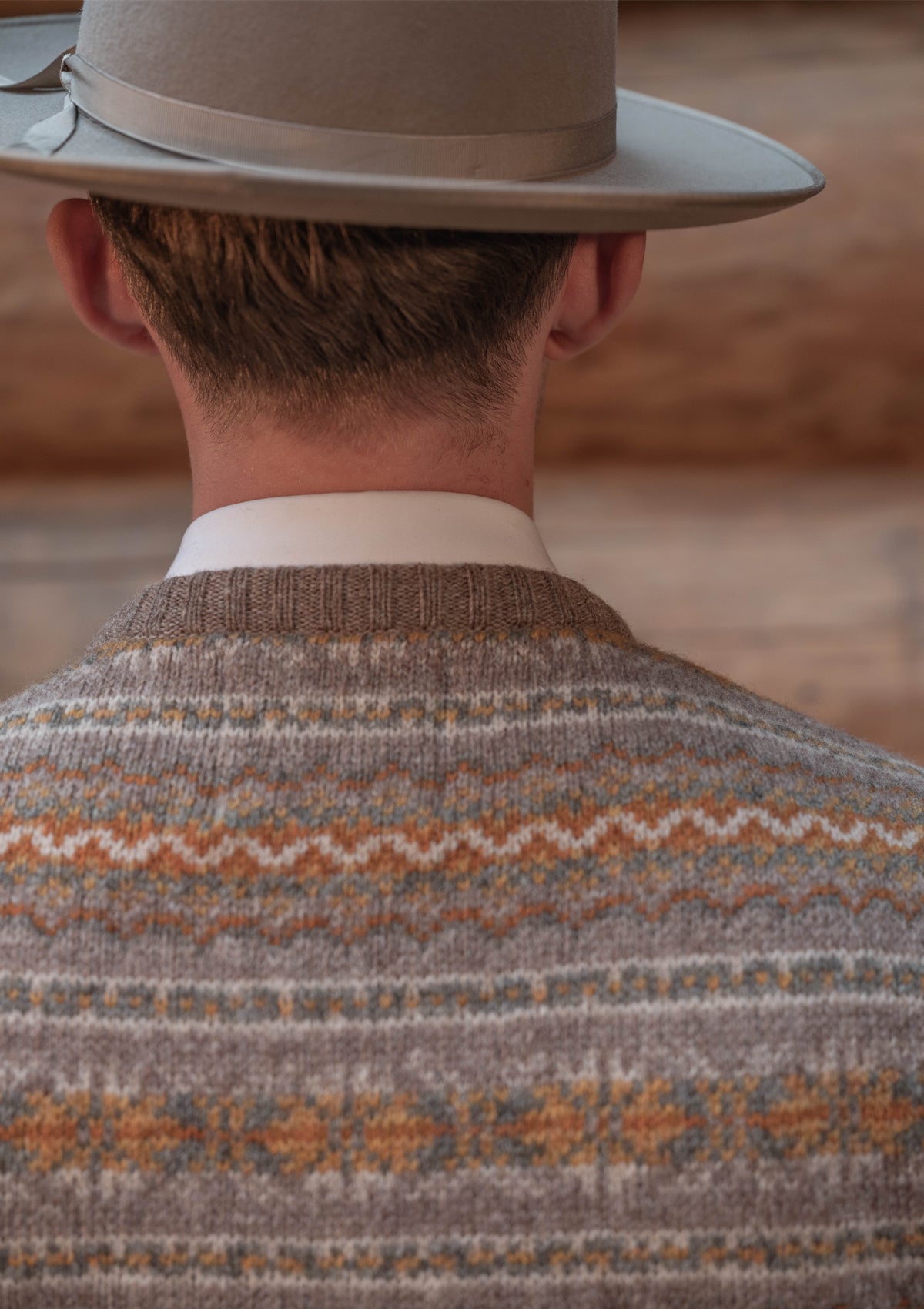 Stonybreck Lambswool Fair Isle Sweater - Burnt Oranges – Thomas