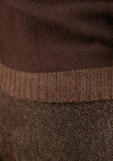 Fawcett Lambs Wool Cardigan - Hazelnut