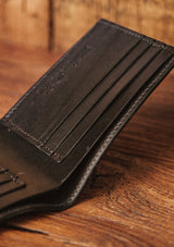 Saddle Leather Wallet - Black