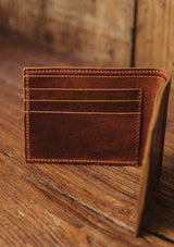 Saddle Leather Wallet - Tan