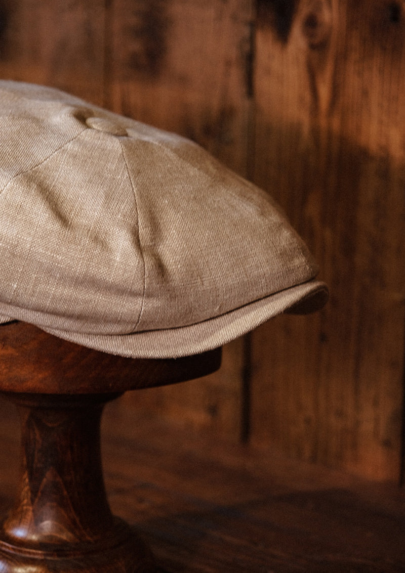 Fulton Baker Boy - (Mid-Width) Natural Pure Linen