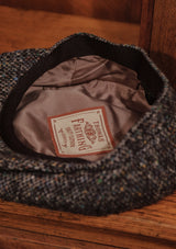 Fulton Baker Boy - (Mid-Width) Navy Fleck Donegal Tweed