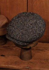 Fulton Baker Boy - (Mid-Width) Navy Fleck Donegal Tweed