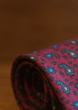 Classic Silk Tie - Garnet Teardrop