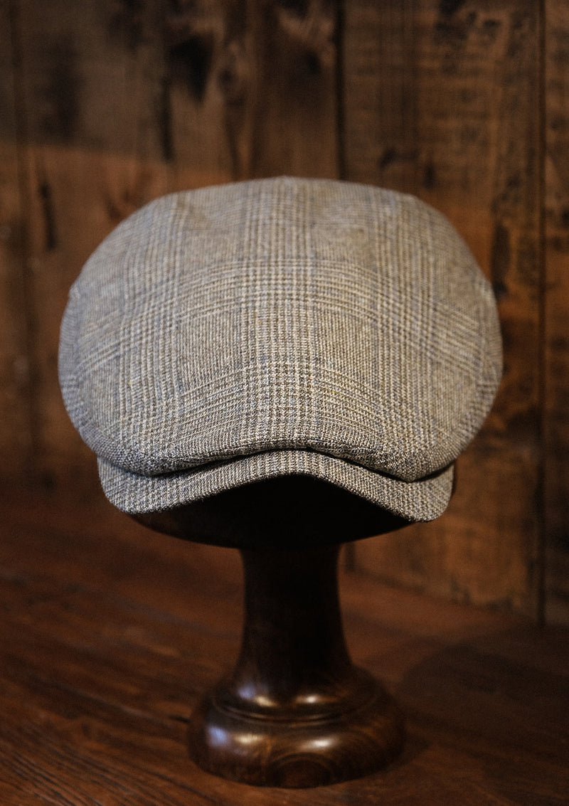 Geary Flat Cap - Teal Prince of Wales