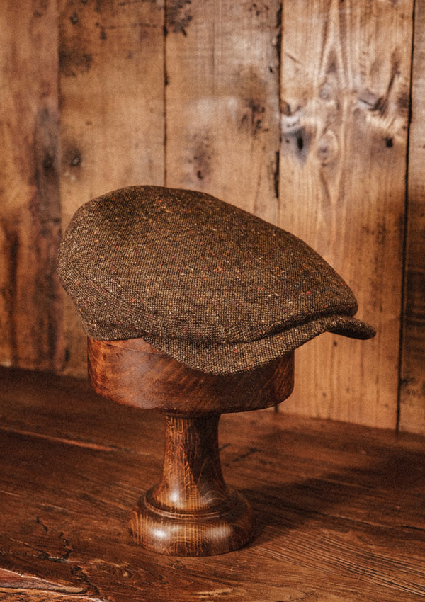 Geary Flat Cap - Russet Donegal