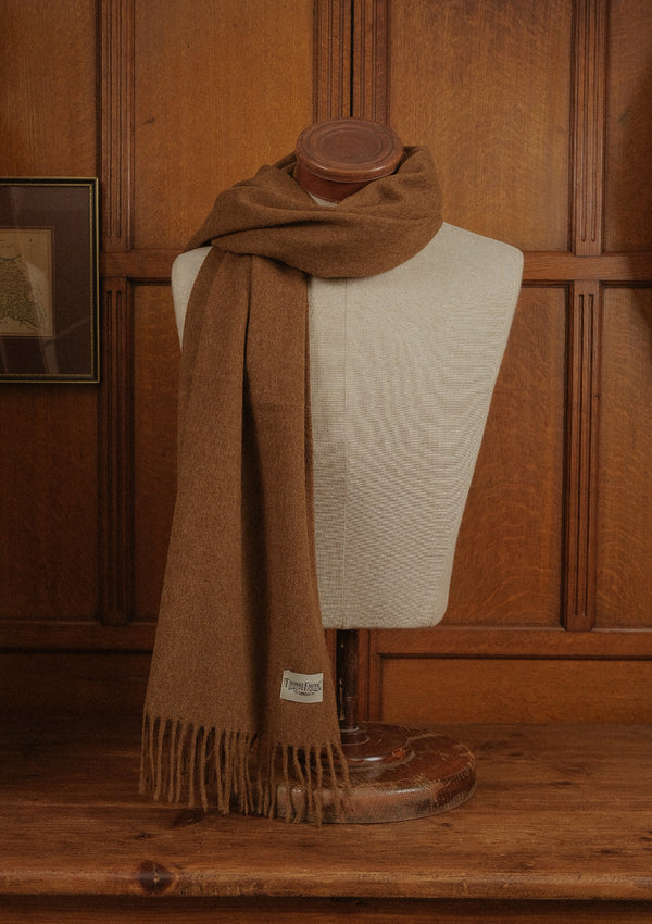 Merino Wool Scarf - Gingerbread