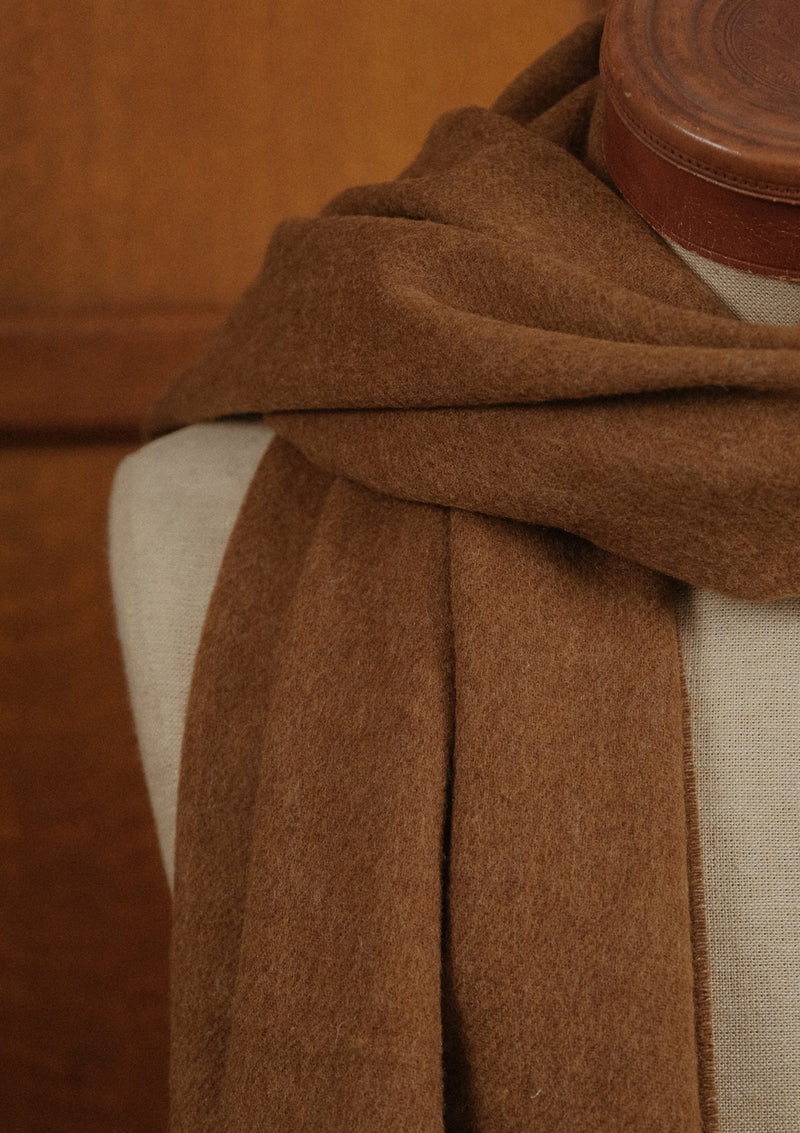 Merino Wool Scarf - Gingerbread