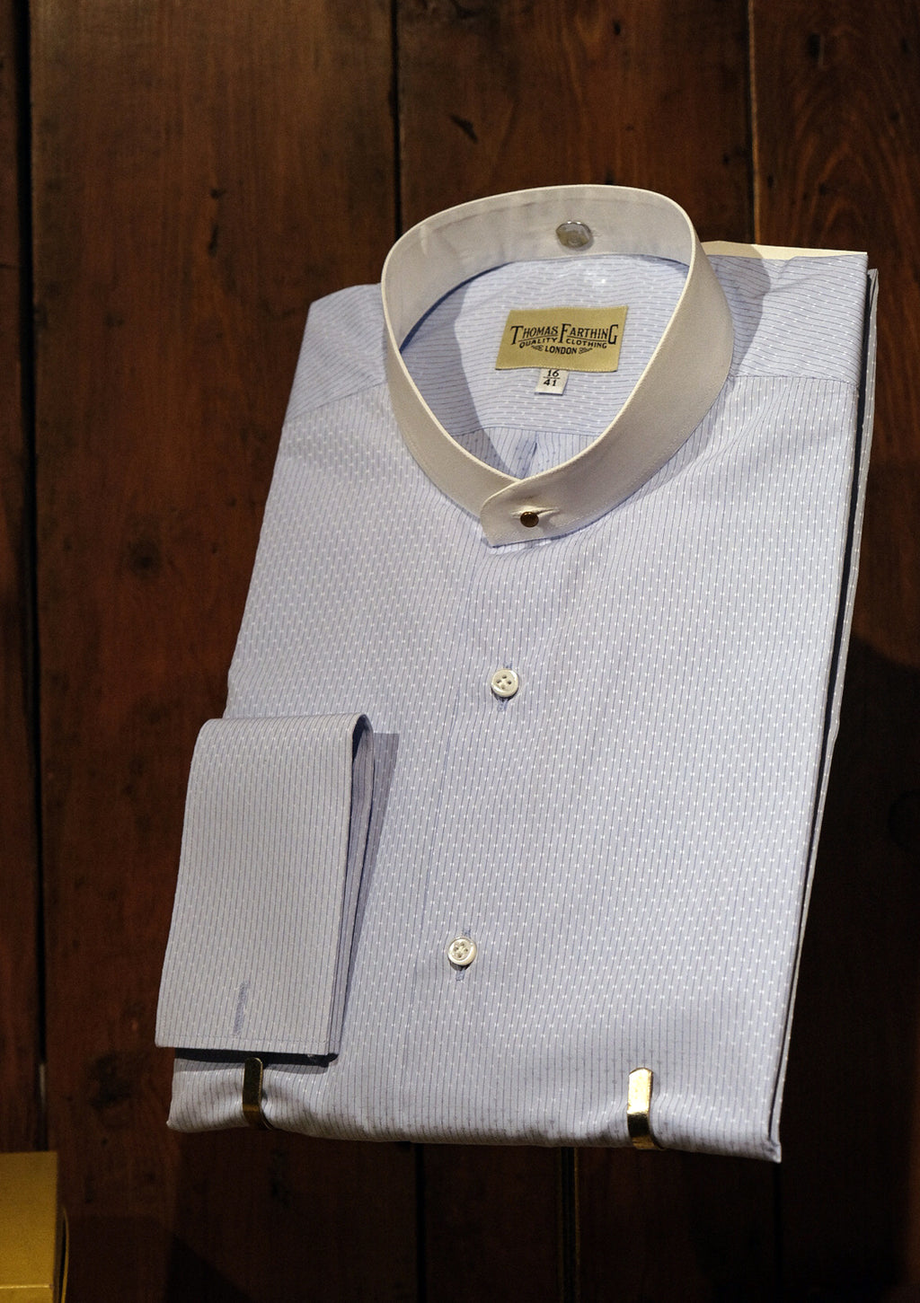 grandad shirt with detachable collar