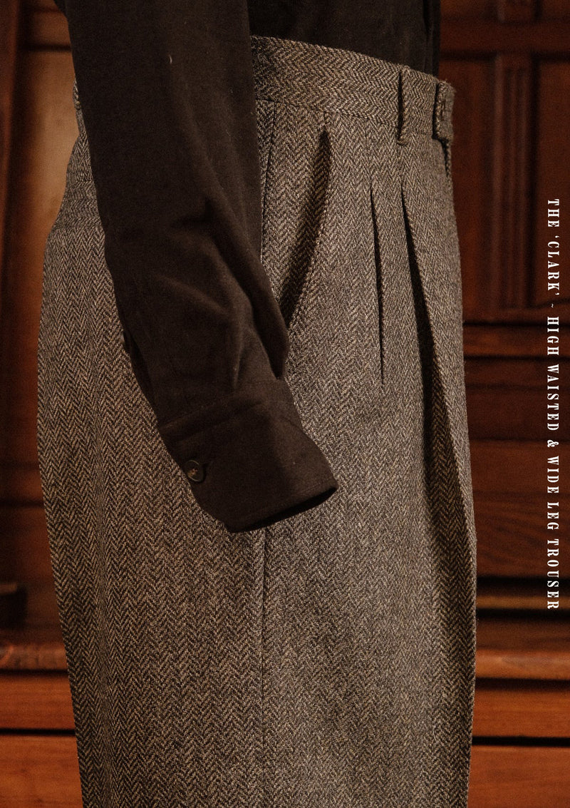 The Grayson Suit - Flint Herringbone – Thomas Farthing London