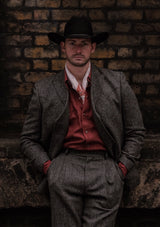 Grayson Jacket - Flint Herringbone