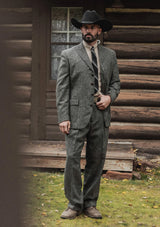 The Grayson 2 Piece Suit - Flint Herringbone