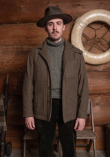 Chore Pure Wool Jacket - Dark Moss Green