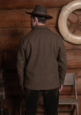 Chore Pure Wool Jacket - Dark Moss Green