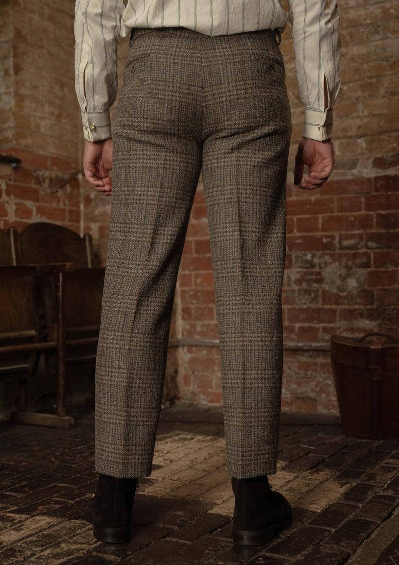 Coleman Harris Tweed Classic Trouser - Highland Mist Check
