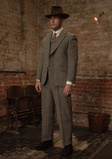 Coleman Harris Tweed Clark Trouser - Highland Mist Check
