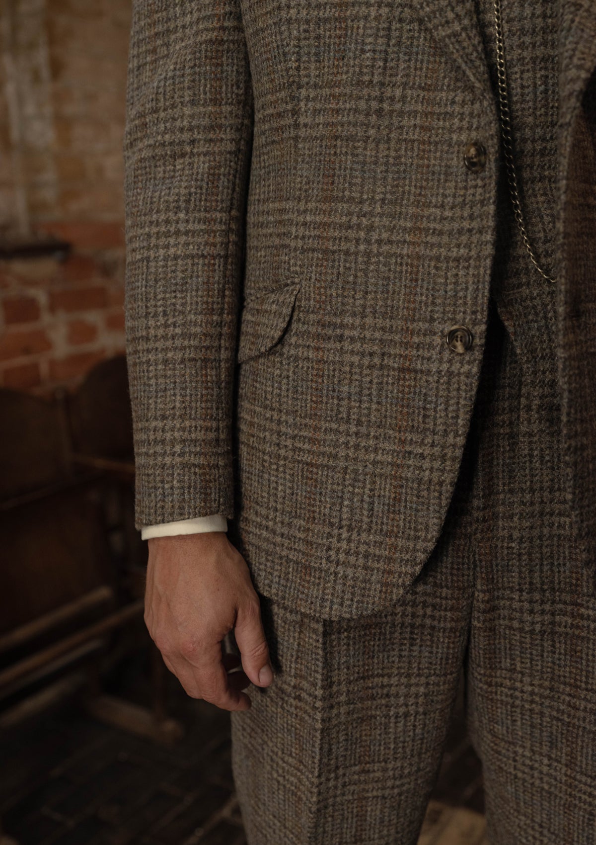 Coleman Harris Tweed Jacket - Highland Mist Check