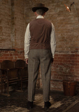 Coleman Harris Tweed Waistcoat - Highland Mist Check