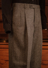 Grayson Clark Trousers - Flint Herringbone
