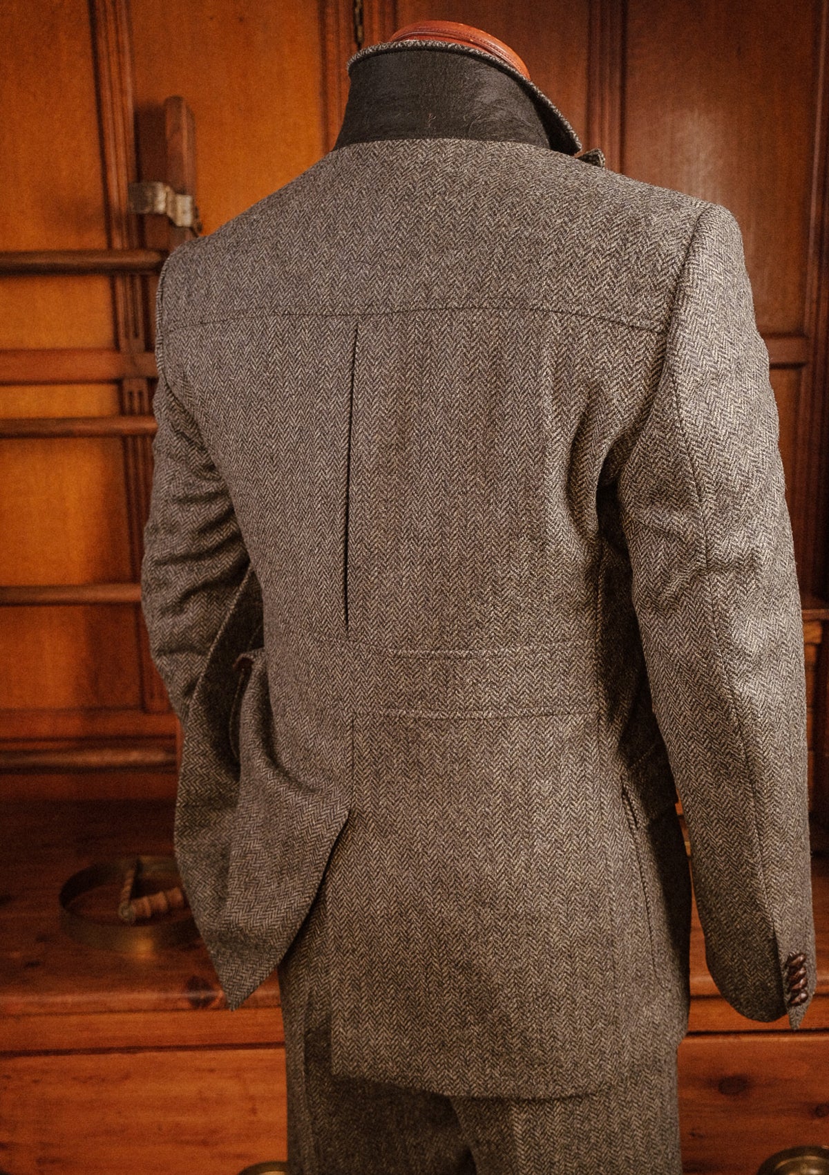 Grayson Jacket - Flint Herringbone