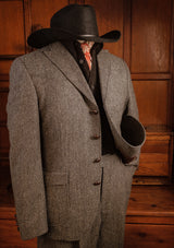 Grayson Jacket - Flint Herringbone