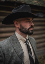 Cattleman Fedora - Black