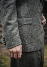 Grayson Jacket - Flint Herringbone