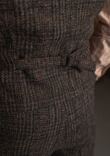 The Brockman Harris Tweed Suit - Dark Cedar