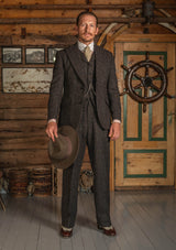 Brockman Harris Tweed Jacket - Dark Cedar