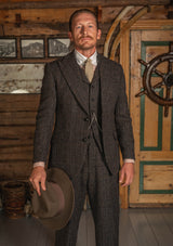 Brockman Harris Tweed Jacket - Dark Cedar