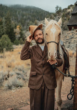 The Hawthorne 3 Piece Suit - Bison Brown