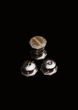 Original 1920's Two-Tone Silver & Gold- Tone Octagonal Snap Cufflinks