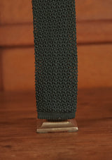 Silk Knitted Tie - Bottle Green