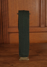 Silk Knitted Tie - Bottle Green