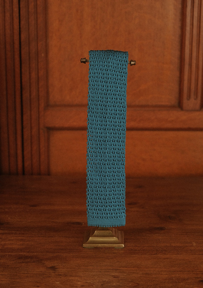 Silk Knitted Tie - Racing Green