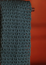 Silk Knitted Tie - Racing Green