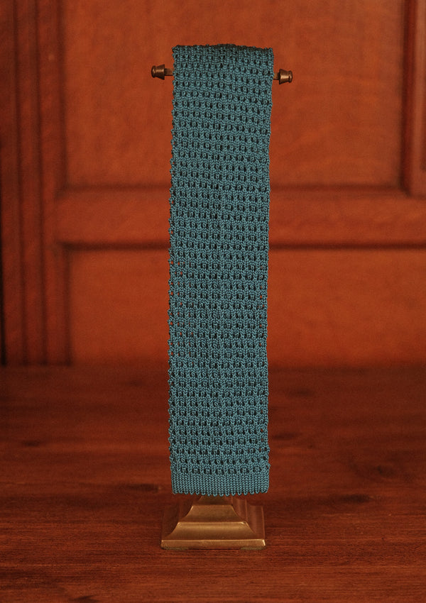 Silk Knitted Tie - Racing Green