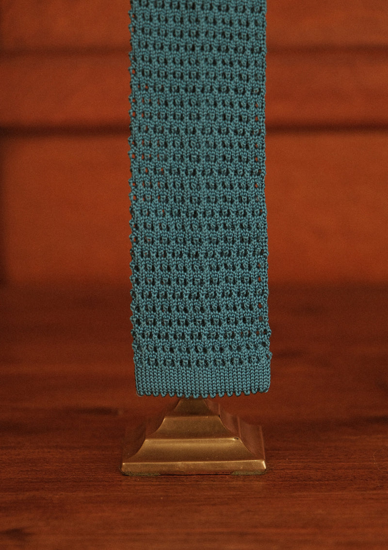 Silk Knitted Tie - Racing Green