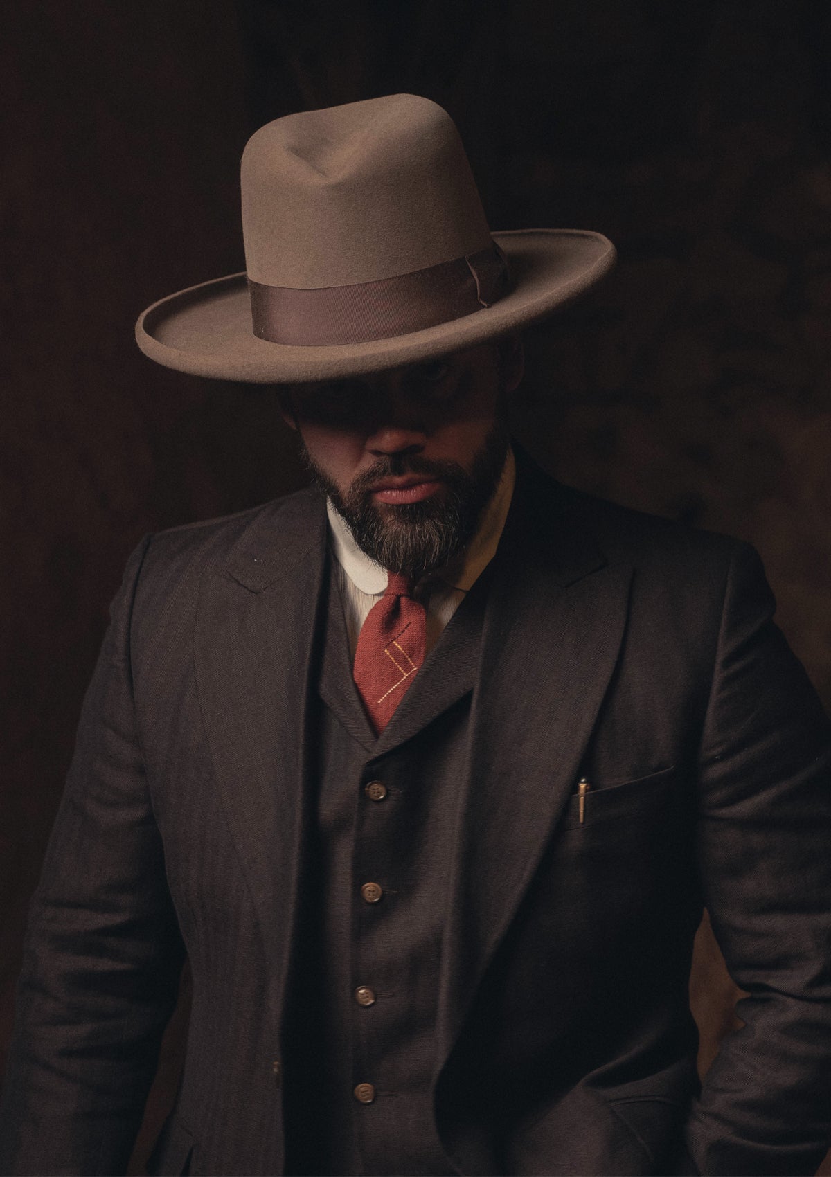 Longmont Wide Brim Western Fedora