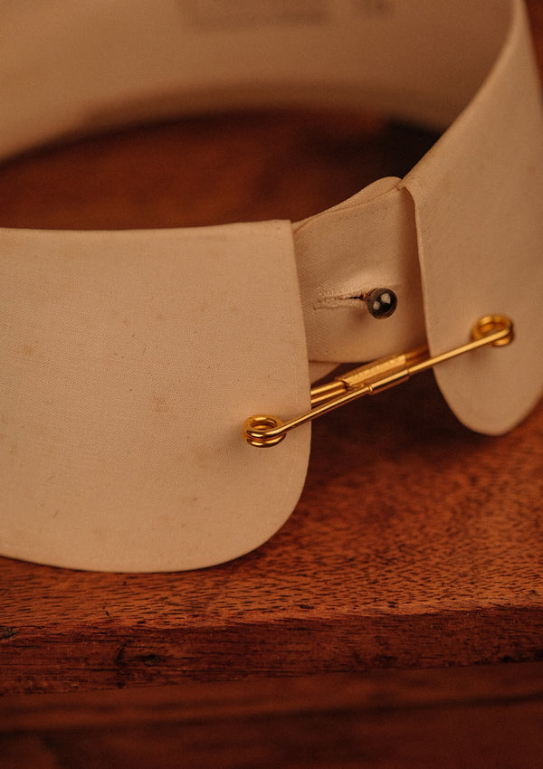 Original 1920's Gold Loop Grip Collar Bar By Swank