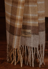 Wide Width Merino Wool Scarf - MacKeller Tartan