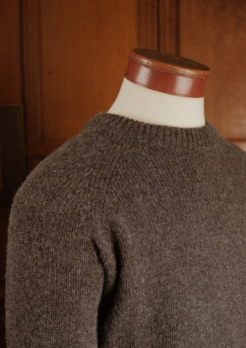 Mawson Lambswool Sweater - Charcoal